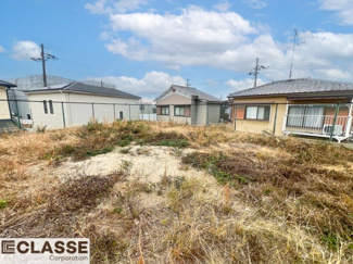 【前面道路含む現地写真】 | 城陽市寺田深谷2区画A号地　売土地　建築条件付き