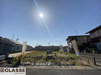 【前面道路含む現地写真】 | 城陽市寺田深谷2区画A号地　売土地　建築条件付き | 58坪とゆったりしたお土地です！間口も広々12ｍと車の駐車も楽々です！