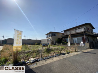 【前面道路含む現地写真】 | 城陽市寺田深谷2区画A号地　売土地　建築条件付き | バス停も徒歩3分と便利です！向かい側が公園の為、日当たりも良く、子育てもしやすい環境です！