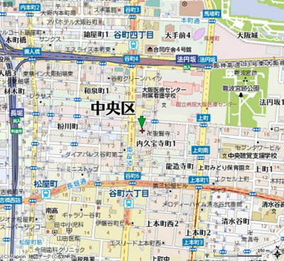 【地図】 | レインボーコート谷町五