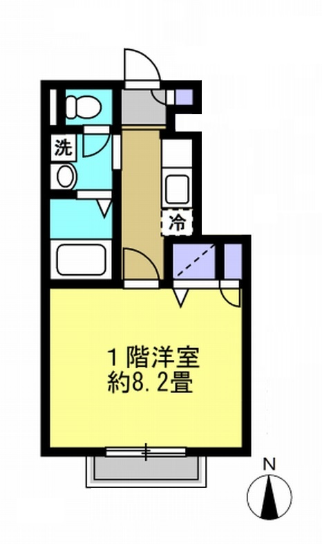 ☆約8.2帖の余裕のある広さです☆
