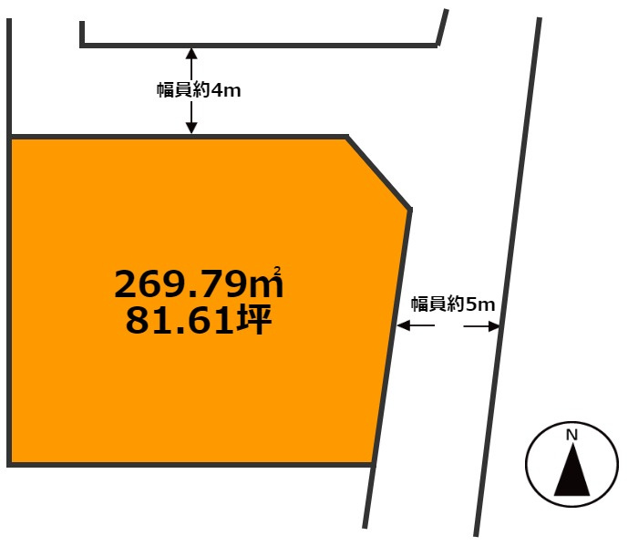 桜ヶ丘　売地の土地図