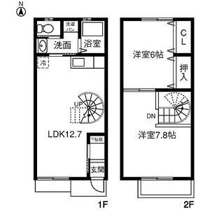 LeReve ⅡBの間取り