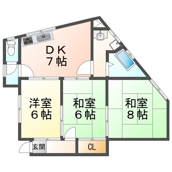シティハウスの間取り