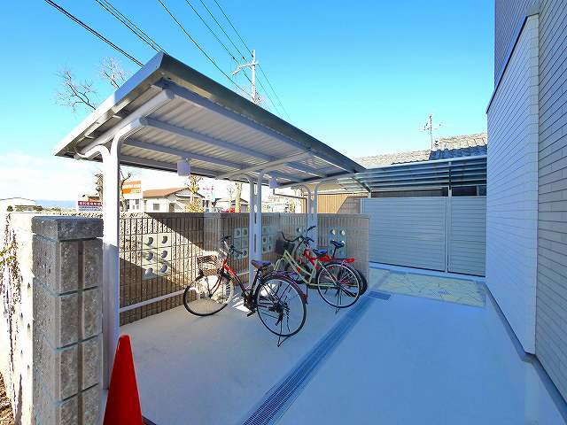 パルスクエアのその他共用部分|自転車置き場です
