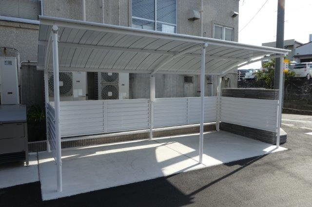 倉敷市新田のアパートのその他共用部分|自転車置き場