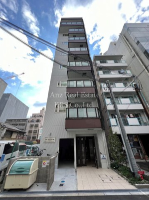 【外観】 | アネールエレ江戸堀 | 独特なデザインのバルコニーが目を惹く外観のマンションです♪