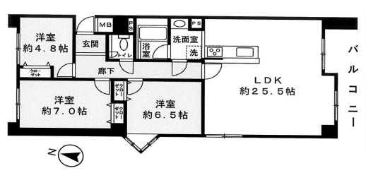 ◆豊中市◆全居室洋室◆フォルム緑丘♪の画像