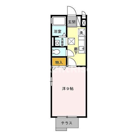 セジュールモナリエの間取り