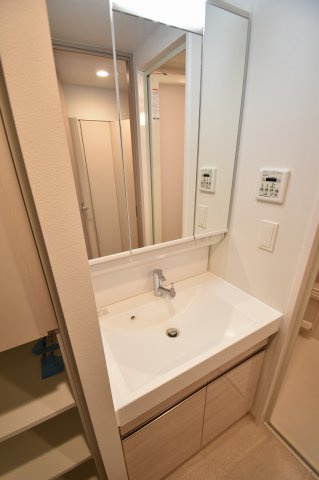 旧　プレールドゥーク堺筋本町Qの洗面所