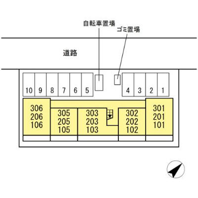 【区画図】 | タウンコートⅢ