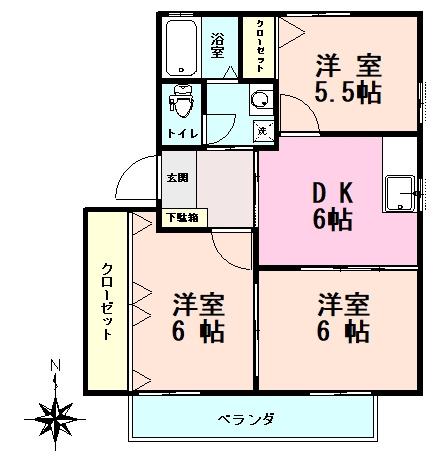 【間取り】 | シャーメゾンM Ⅱ