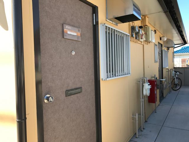 サカイハイツのその他共用部分|広い廊下。