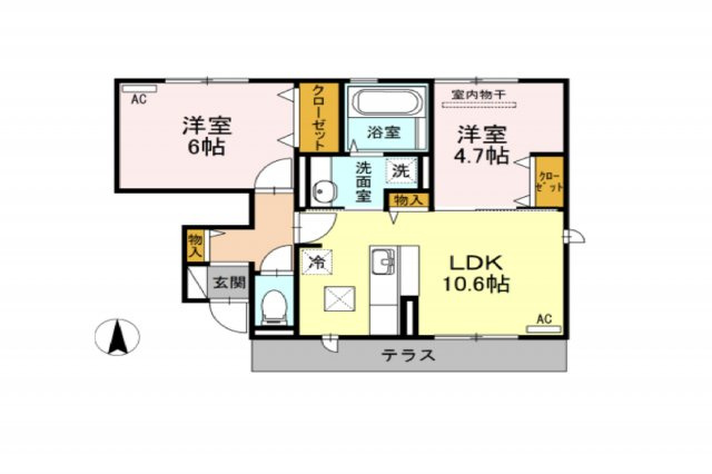 フィオレの間取り