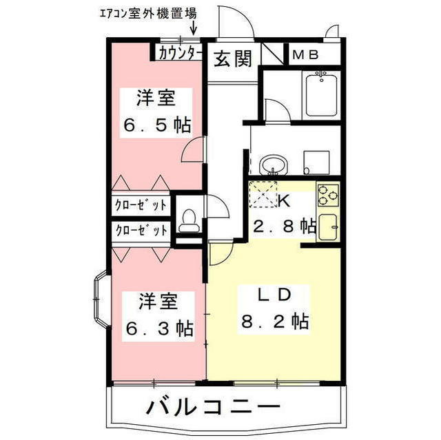 ジェントリィ北一色Ⅰの間取り