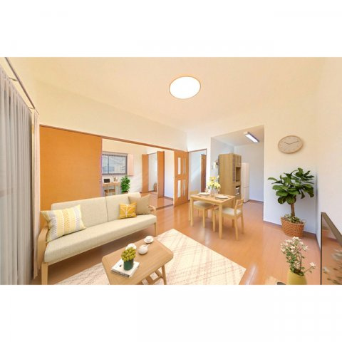 ジェントリィ北一色Ⅰの居間・リビング|CGイメージ　家具はつきません