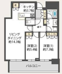 【間取り】 | グランドメゾン新梅田タワーTHE CLUB RESIDENCE