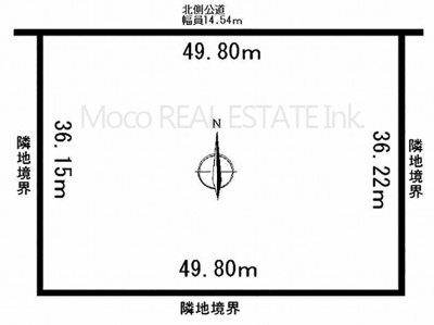 【区画図】 | 北見市常呂町事業用物件