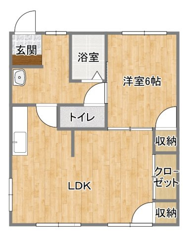 サニーハイツの間取り