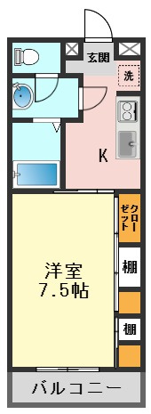 ガーデンfukuの間取り