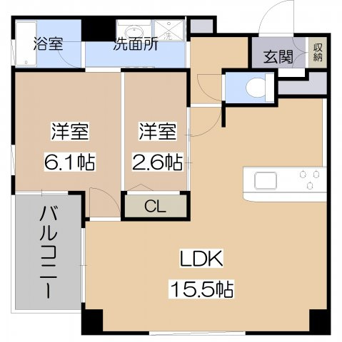 【間取り】 | ブルーノ北畠