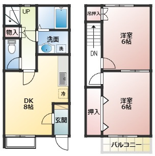メゾンクラシードⅡの間取り