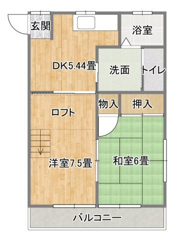 パスタイムⅢBの間取り