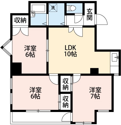 【間取り】 | イーストガーデン杉の木館