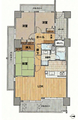 【間取り】 | サーパスシティ熊本 | ☆間取り図☆