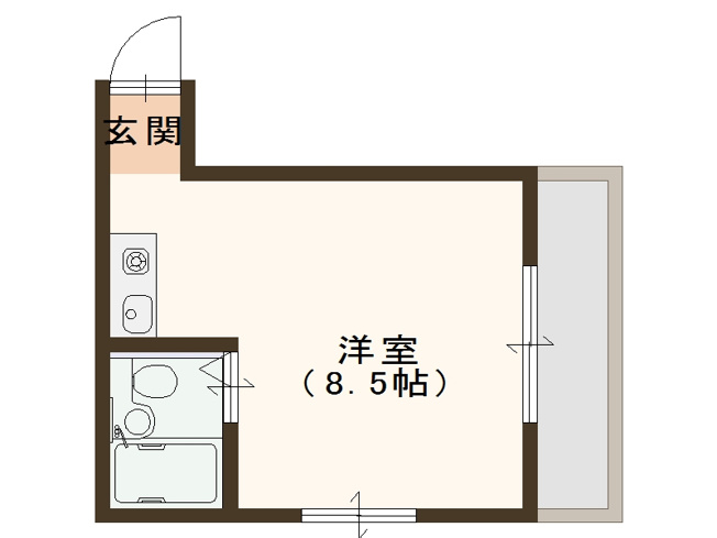 【間取り】 | ヴィラ御崎