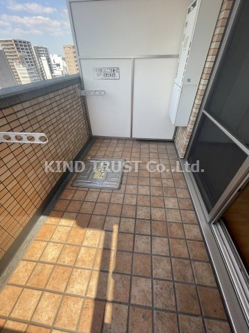 プレジオ中津のバルコニー|陽当たり良好なバルコニーです