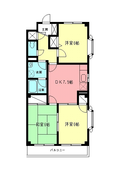 ファインファーストクジの間取り