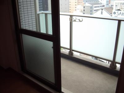 プロスペクト河原町五条のバルコニー