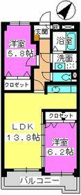 【間取り】 | ドミール　シャトー