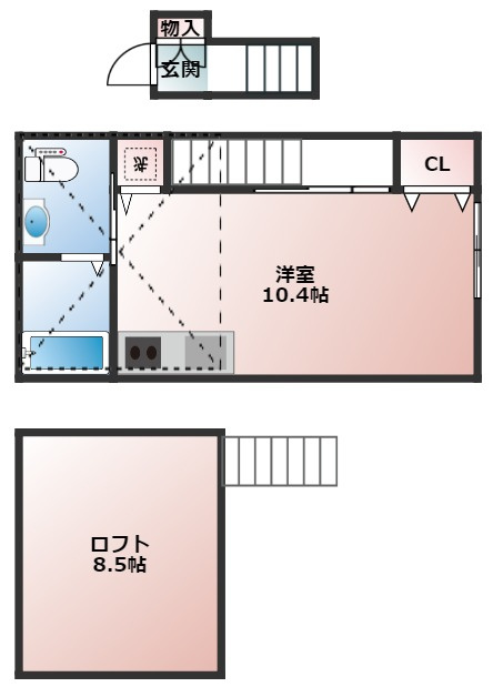 アップライン東府中の間取り
