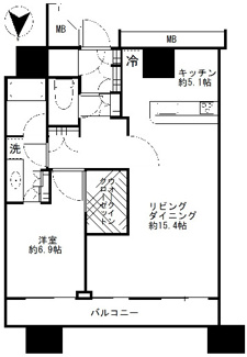 【間取り】 | ラゾーナ川崎レジデンス | ラゾーナ川崎レジデンス