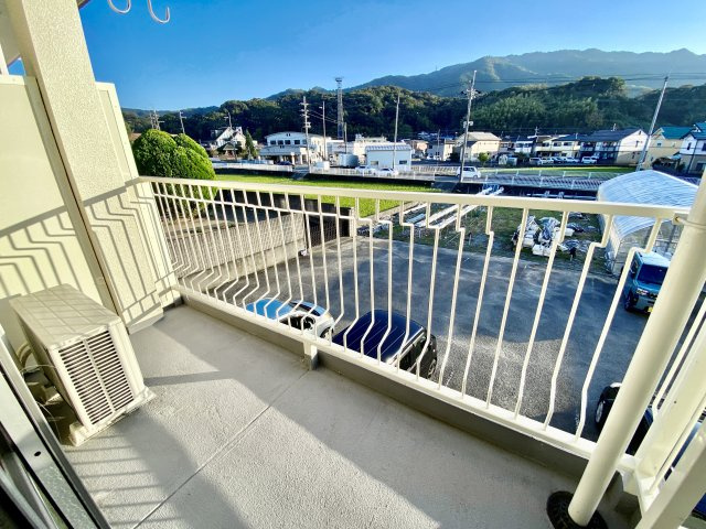 追田マンションのバルコニー