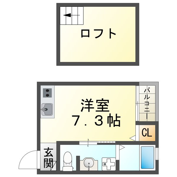 スムーノ垂水山手の間取り