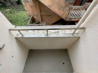 【バルコニー】 | コーポ若葉 | ※退去前の為、別部屋の写真を掲載しております。