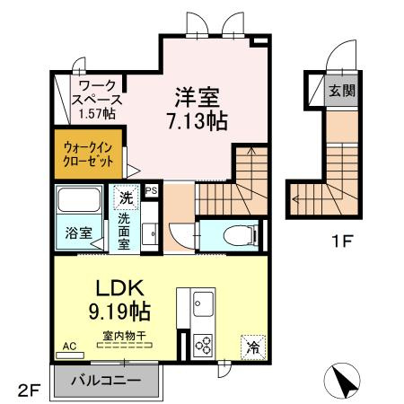 【間取り】 | ドミール・T