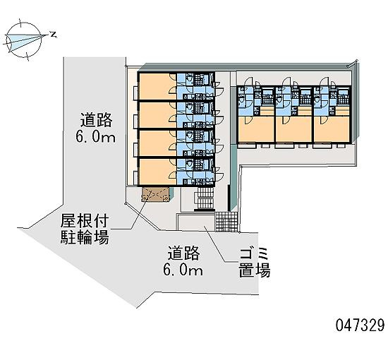 レオパレスグランプリエの区画図