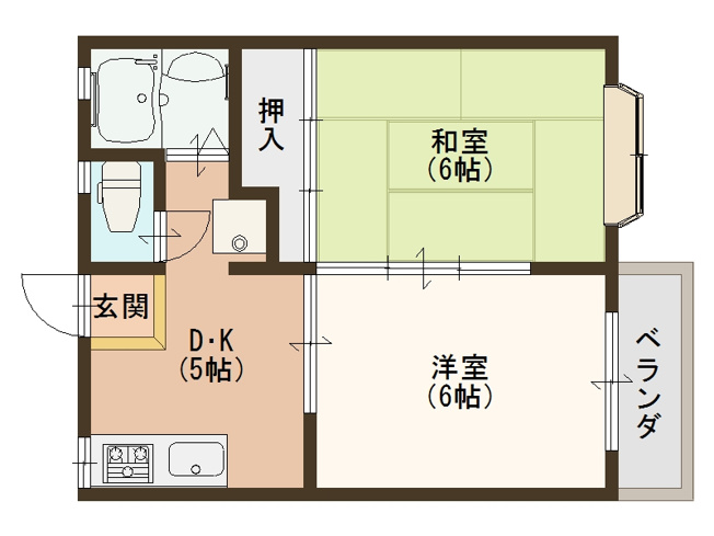 【間取り】 | アルシェ住之江