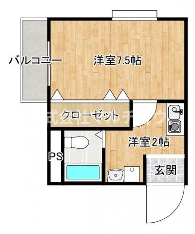 アメニティあひるの間取り