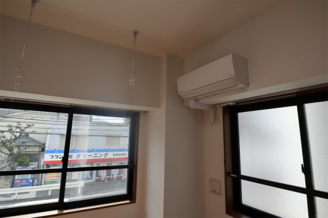 LEO六拾番館の設備|エアコン付きです