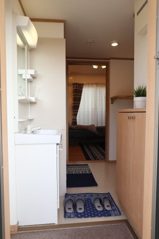 ラビングパレス西武柳沢の玄関