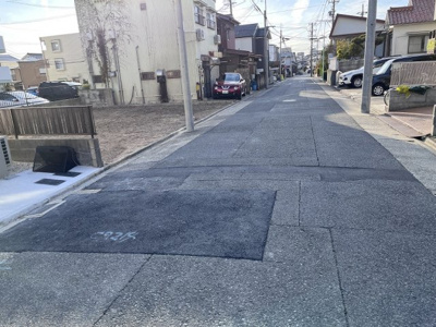 【前面道路含む現地写真】 | 昭和区伊勝町 全2棟　1号棟＜仲介手数料無料＞伊勝小・川名中　新築一戸建て | 2/9撮影
住宅ローンアドバイザーの村田です。住宅ローン審査が通らなかった方、あきらめる前にご相談ください。