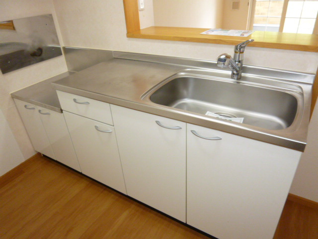 グリーンテラスのキッチン|ガスコンロ設置可