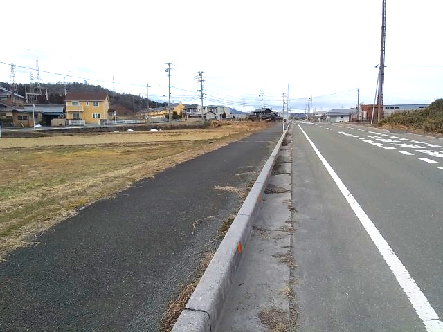 高島市勝野253坪の前面道路含む現地写真