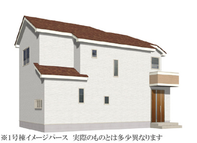 【外観パース】 | 東郷町清水3期　全2棟　1号棟＜仲介手数料無料＞兵庫小・春木中　新築一戸建て | 新築一戸建ての事ならマックスバリュで住まい相談エムワイホームにお任せください。