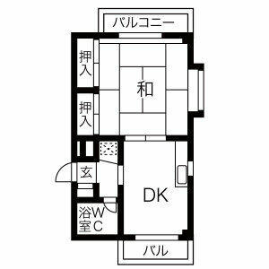 【間取り】 | Ｍハイツ
